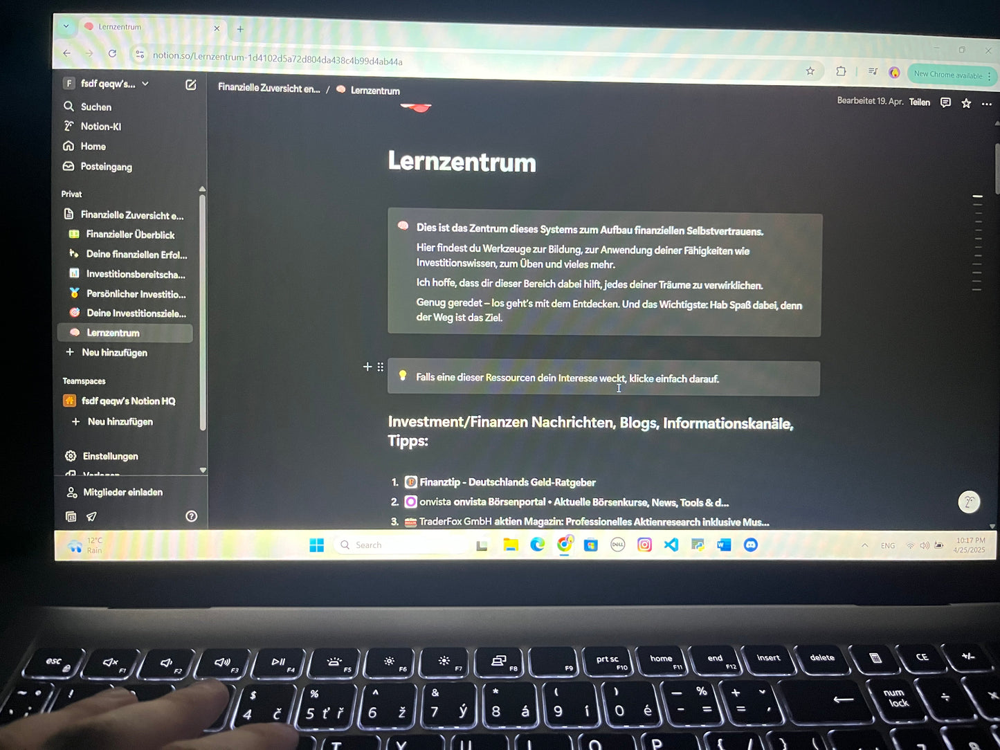 Finanzielle Zuversicht entwickeln